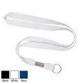 5/8" Organic Cotton Lanyard w/ Key Ring (Blank)